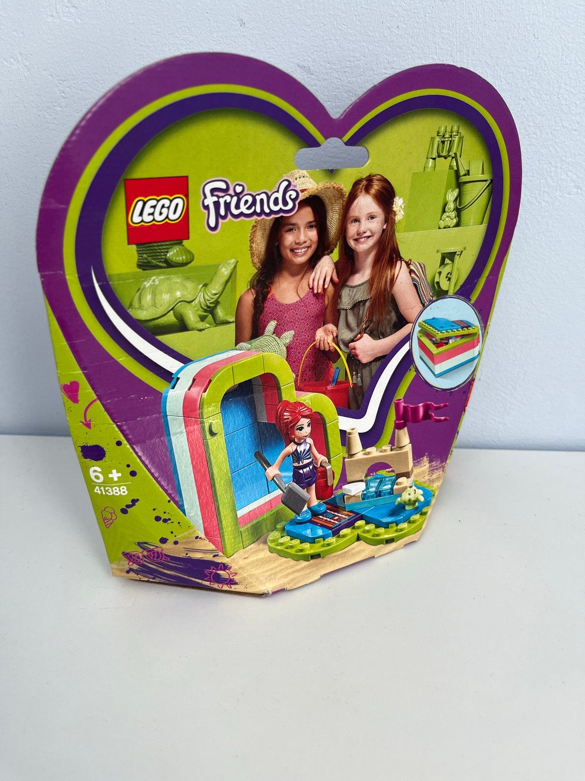 Lego Friends Mia's Heart Box (41388) - Complete set, Kinderen en Baby's, Lego, Friends, Ophalen of Verzenden, Zo goed als nieuw