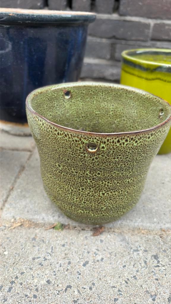 Plantenpotjes, Tuin en Terras, Bloempotten, Ophalen, Rond, Zo goed als nieuw, Aardewerk