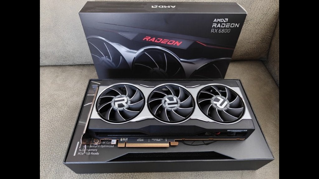 AMD Radeon RX 6800 (gekocht bij AMD), 16GB VRAM, Computers en Software, Videokaarten, AMD, GDDR6, PCI-Express 4, Ophalen of Verzenden