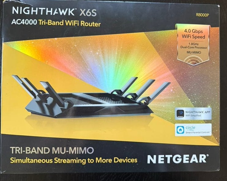 Netgear Nighthawk X6 R8000P AC4000 Tri-Band WiFi Router, Ophalen, Zo goed als nieuw