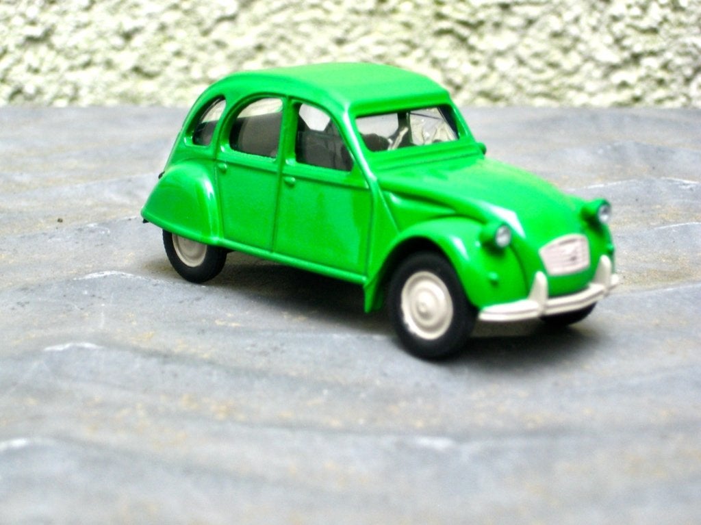 Citroen 2CV 6 Special 1979 groen Bamboo Norev 1:54 3 Inch, Ophalen of Verzenden, Nieuw, Auto