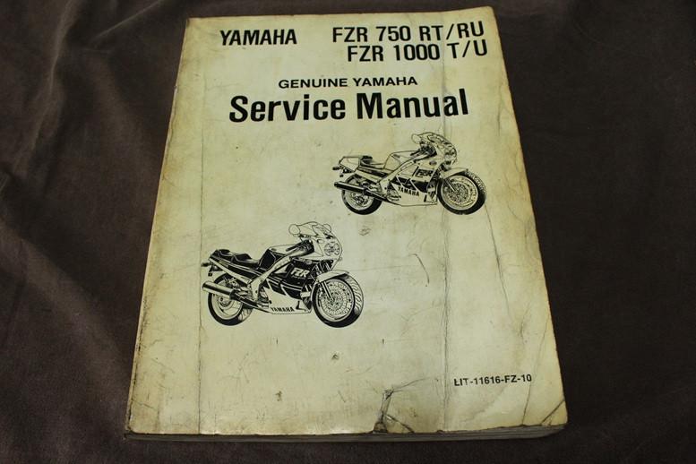 Yamaha FZR750 FZR1000 1987 motorcycle service manual, Ophalen of Verzenden, Yamaha