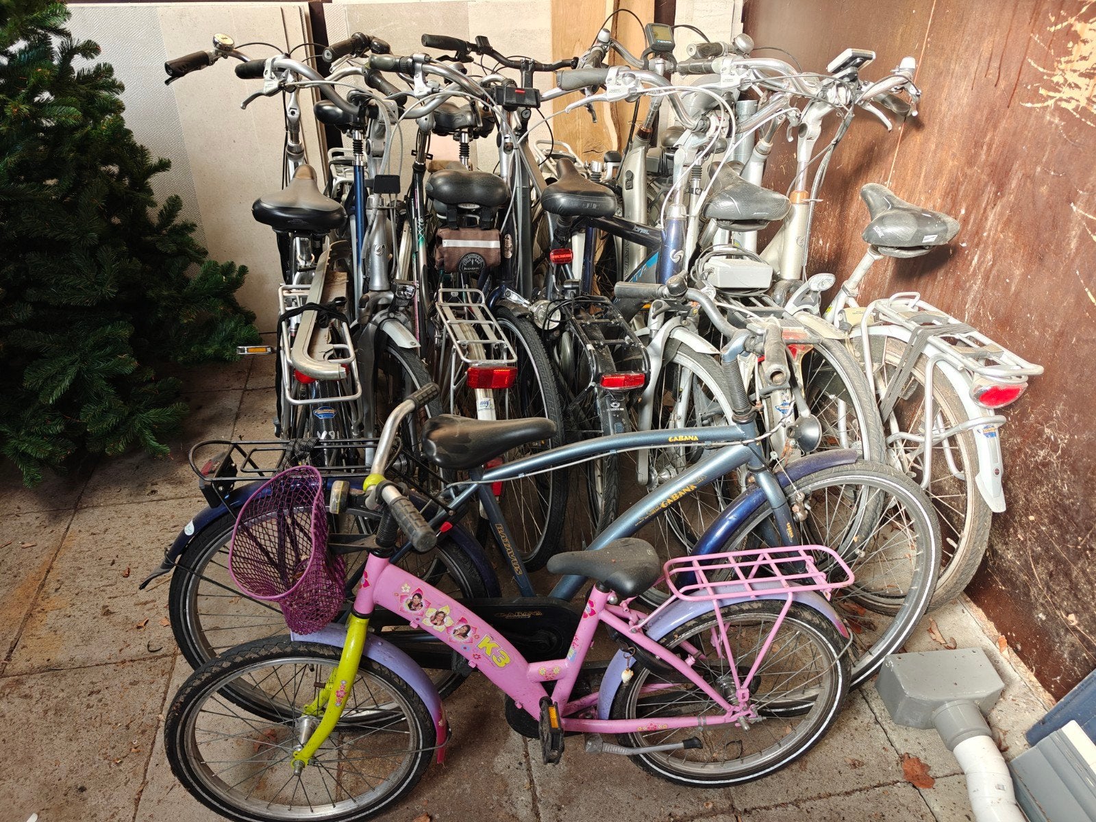partij fietsen, Fietsen en Brommers, Ophalen, Gebruikt