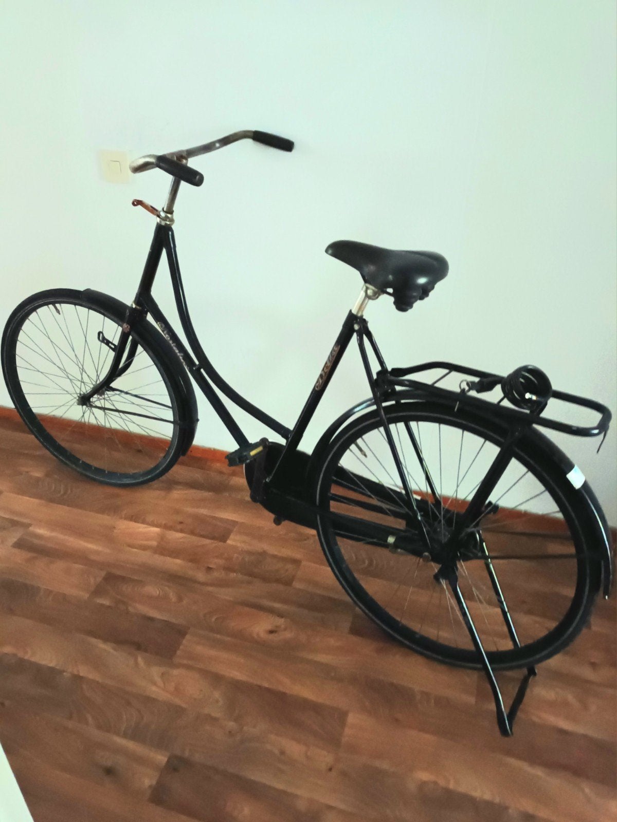 Damesfiets Zgan, Ophalen