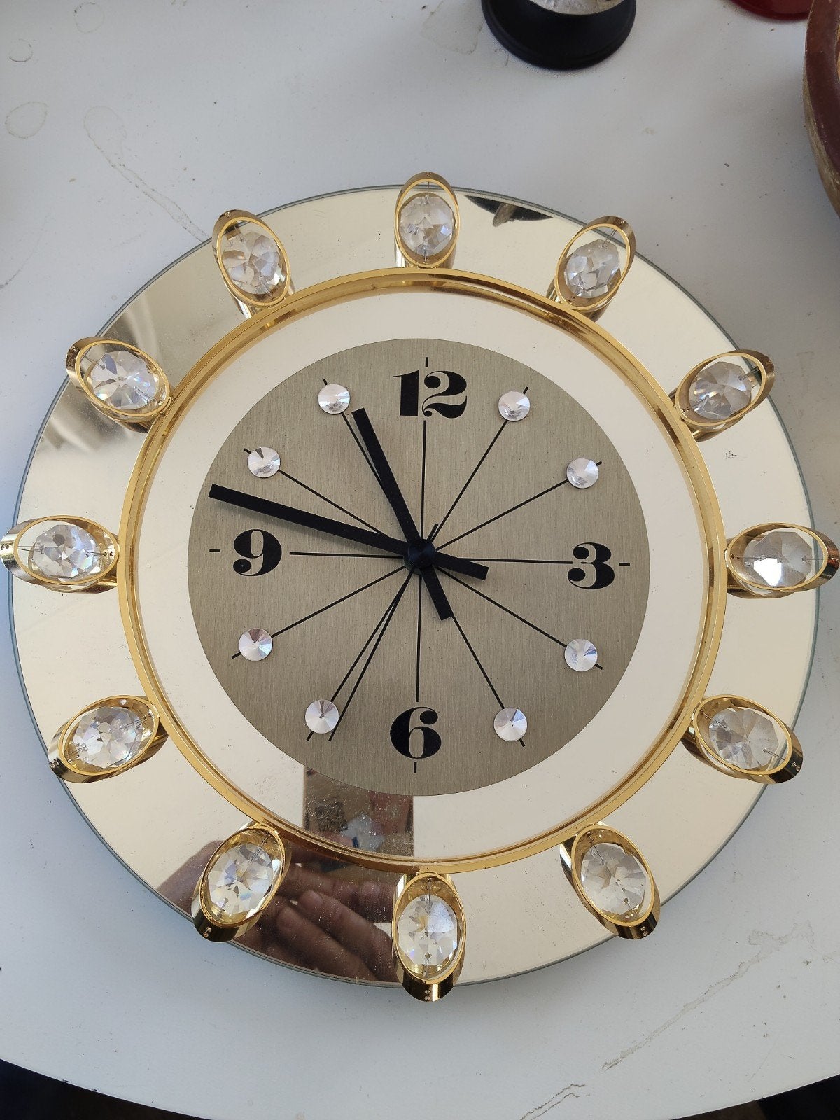 Hollywood Regency Wandklok - Joska / Hechinger - Ø 30 cm, Ophalen