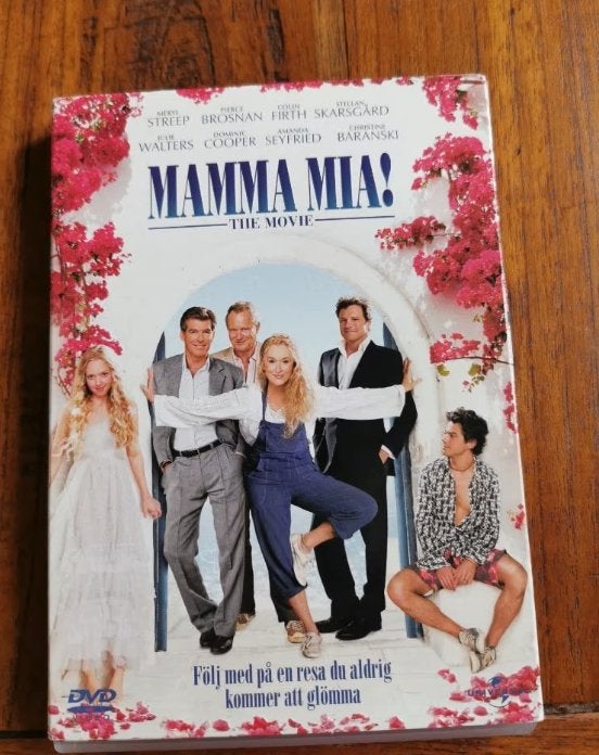 DVD: Mamma Mia. Engels, Zweeds, Deens, Fins, Noors., Alle leeftijden, Ophalen of Verzenden, Zo goed als nieuw, Romantiek