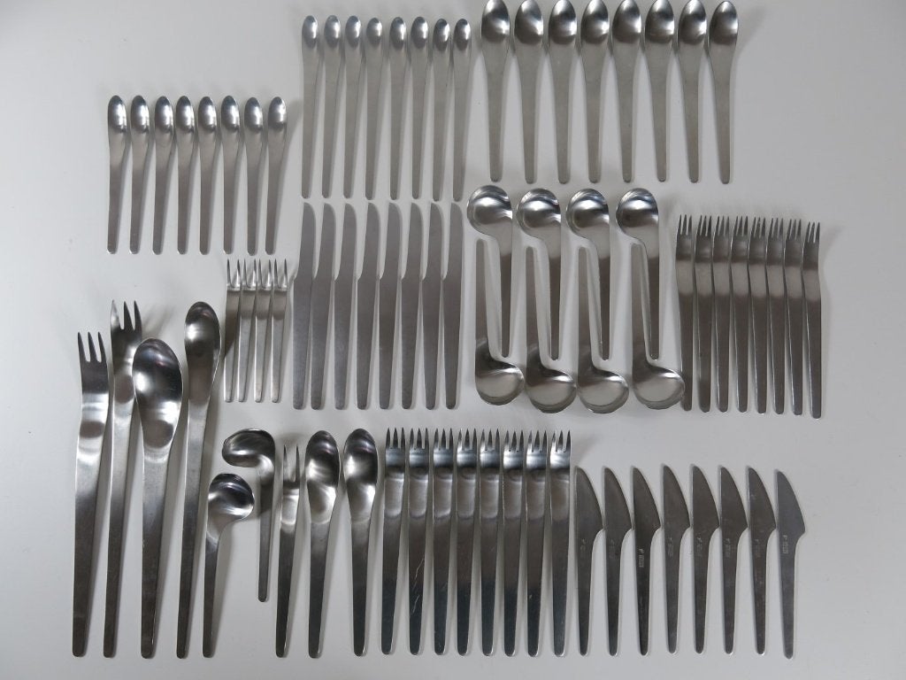 77 delig Arne Jacobsen bestek set voor A. Michelsen, Ophalen of Verzenden