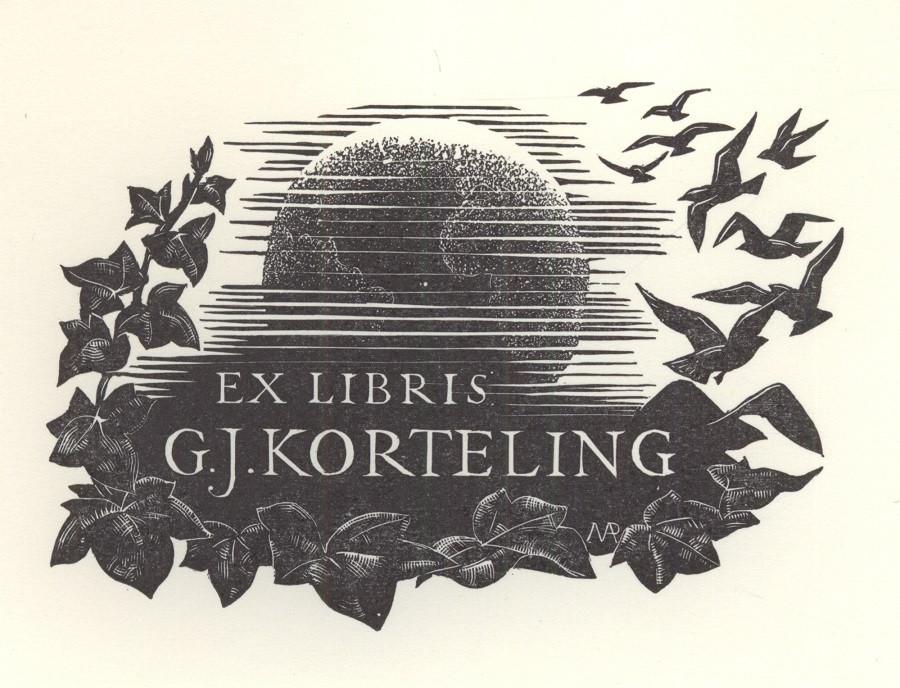 0425 Ex Libris Nederland : Mia Pot-van Regteren Altena, 1952, Verzenden