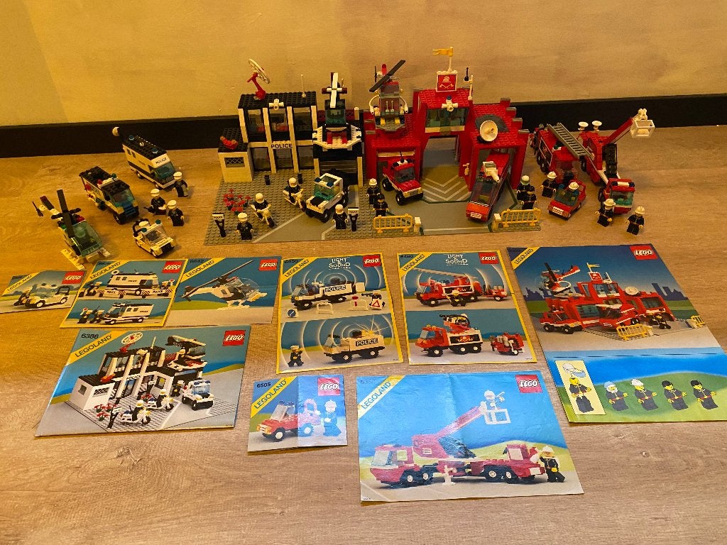 Lego lot jaren ‘80-‘90, 30 complete sets+handleiding, Ophalen, Lego, Compleet, Complete set