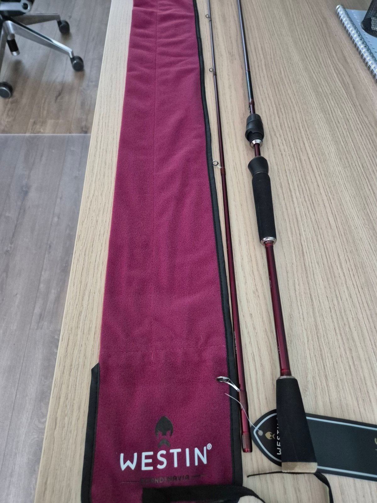 Westin W6 Dropshot Hengel 240cm 4-21g - Zo goed als nieuw, Ophalen, Zo goed als nieuw, Werphengel