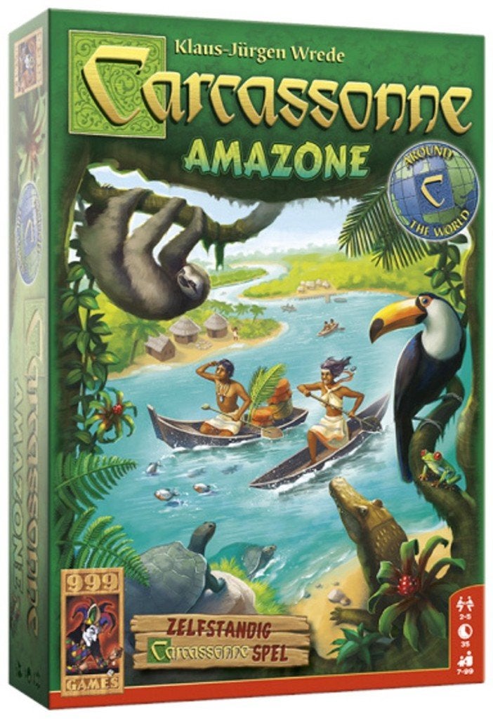 Carcassonne Amazone Bordspel 999 Games Nieuw, Hobby en Vrije tijd, Gezelschapsspellen | Bordspellen, 999 Games, Nieuw, Ophalen of Verzenden