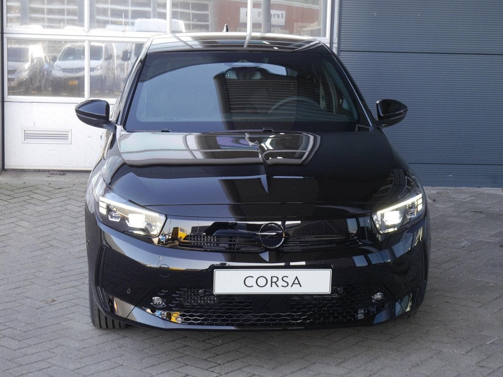 Opel Corsa 1.2 Turbo Hybrid GS | Nieuwe auto | Matrix led ve, Auto's, Opel, Stof, Euro 6, 1199 cc, Zwart