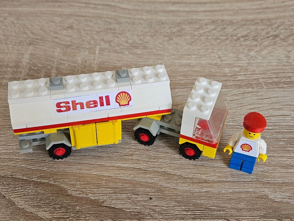 Shell Fuel Pomper - Classic Town - Vintage - Lego nr. 671, City, Lego, Ophalen of Verzenden, Complete set