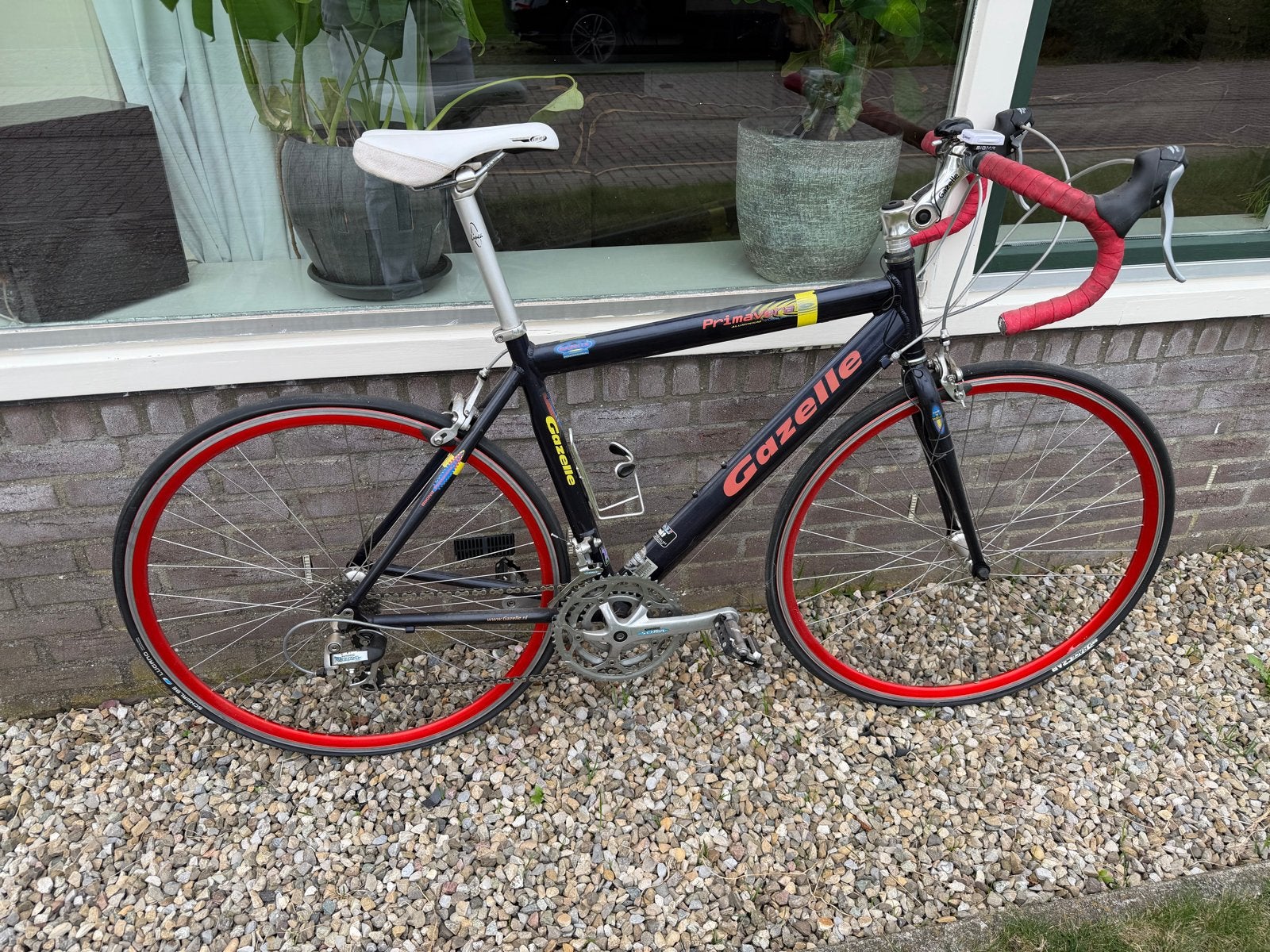 Retro Gazelle Dames Racefiets - Klassiek Design, Fietsen en Brommers, Fietsen | Racefietsen, Gebruikt, Staal, Velgrem, Ophalen of Verzenden