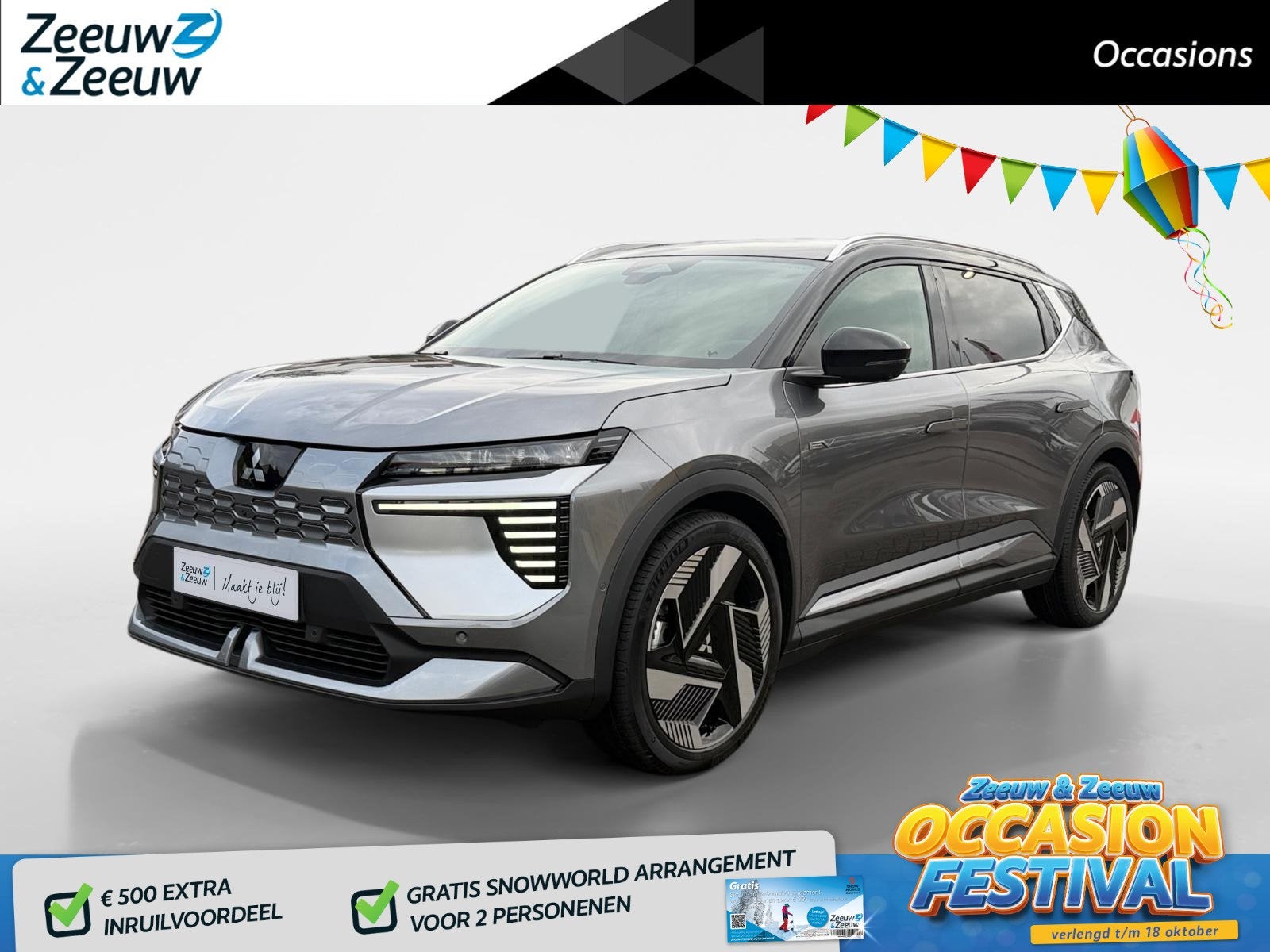 Mitsubishi Eclipse Cross Instyle 87 kWh | DEMO | VRAAG NAAR, Auto's, 12 maanden, Verwarmde buitenspiegels, Eclipse Cross, 1801 kg