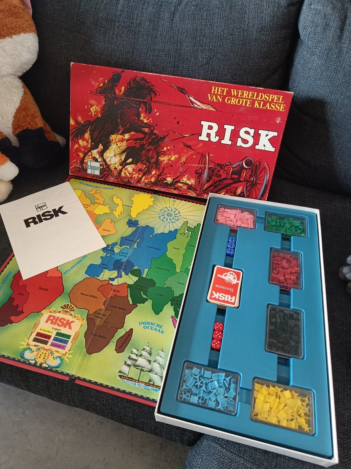 Risk Bordspel - Het Wereldspel van Grote Klasse, Hobby en Vrije tijd, Gezelschapsspellen | Bordspellen, Vijf spelers of meer, Ophalen of Verzenden