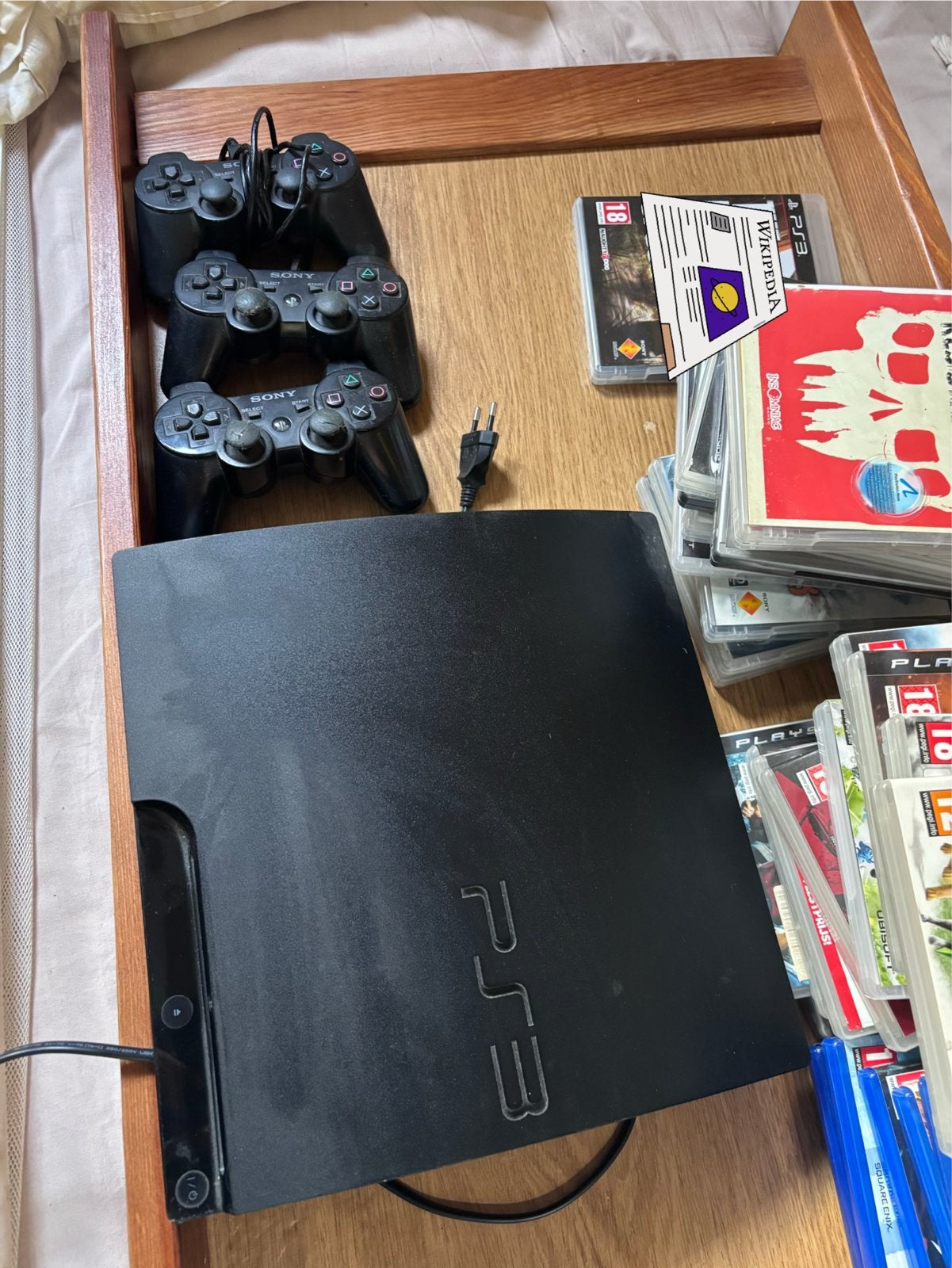 PS3 bundel: console, 12 games en 3 controllers, Ophalen of Verzenden, 160 GB, Met 3 controllers of meer, Slim