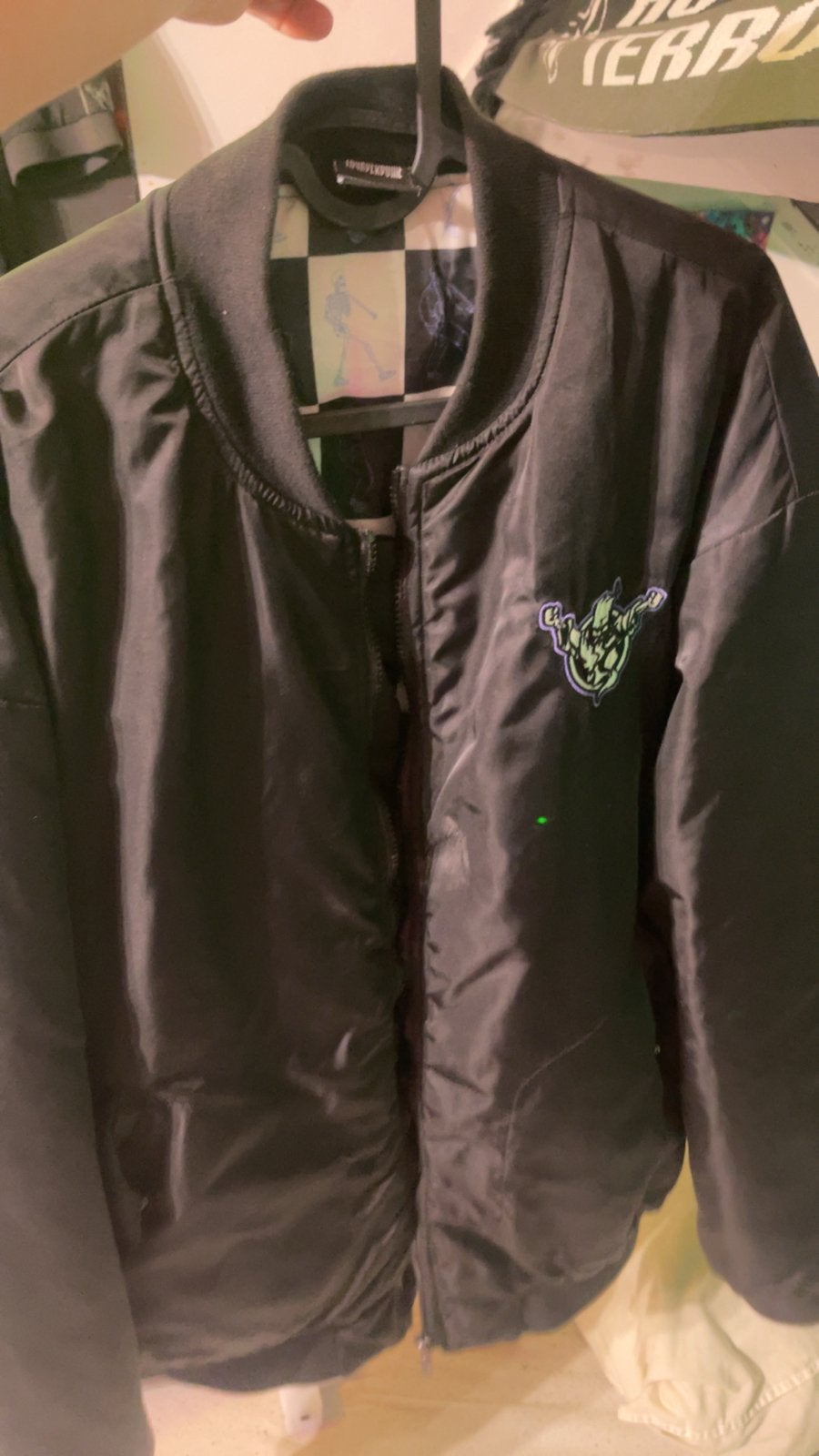 Thunderdome 2025 Bomberjack XL, Ophalen, Zo goed als nieuw, Maat 56/58 (XL), Zwart