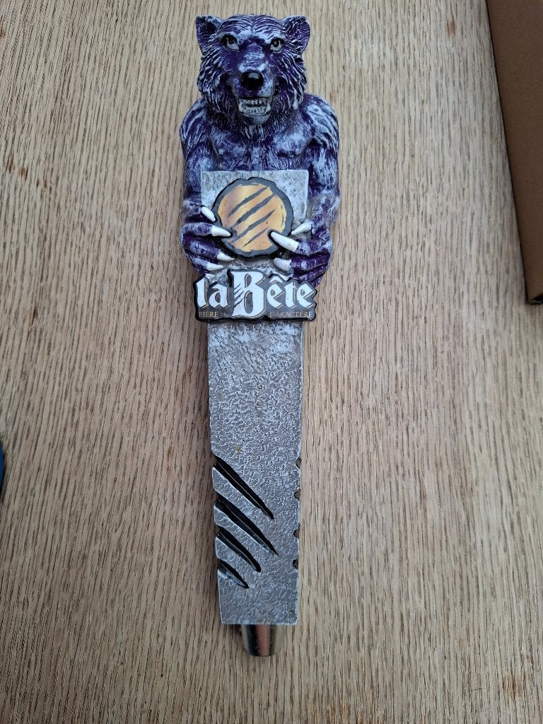 Taphendel bière la Bête, Ophalen of Verzenden, Nieuw, Reclamebord, Plaat of Schild, Overige merken