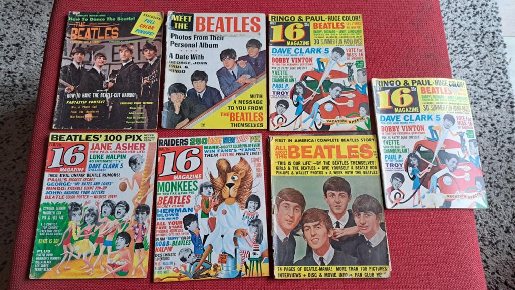2 Beatles en 5x "16's" magazines, Ophalen of Verzenden, 1980 tot heden, Tijdschrift