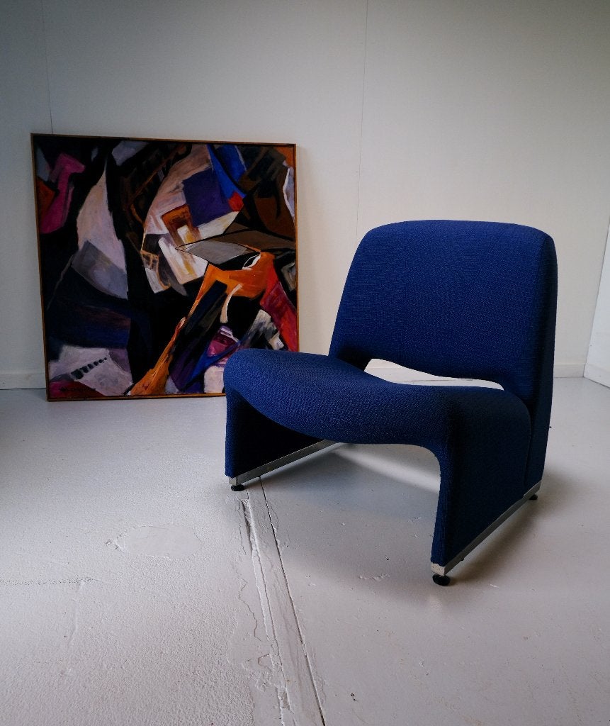 Fauteuil (Piretti, Arki, Castelli), Ophalen, 75 tot 100 cm, Zo goed als nieuw, Stof