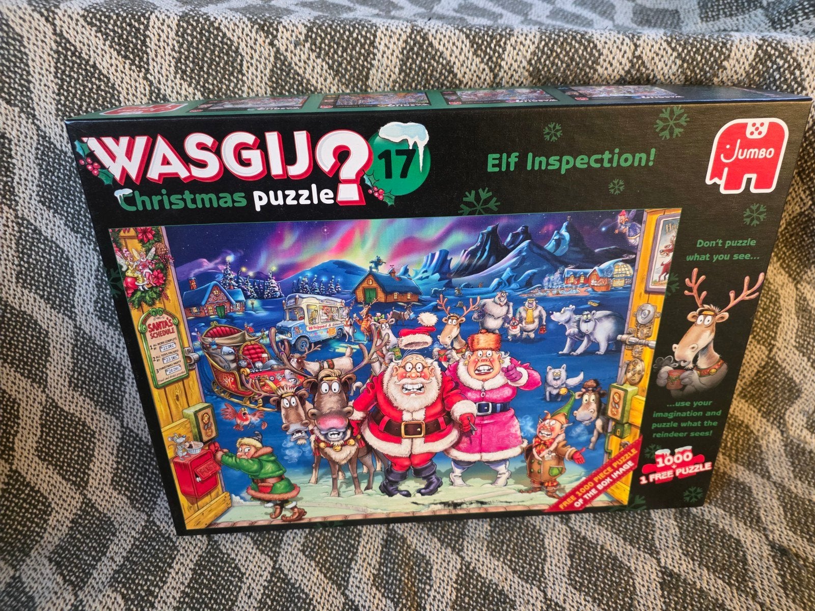 Wasgij Christmas puzzels, Ophalen, 500 t/m 1500 stukjes, Zo goed als nieuw, Legpuzzel