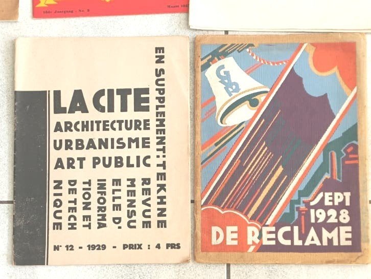KAVEL 9 OUDE TIJDSCHRIFTEN, WAARONDER " DE RECLAME" 1928, Ophalen of Verzenden, 1920 tot 1940, Tijdschrift
