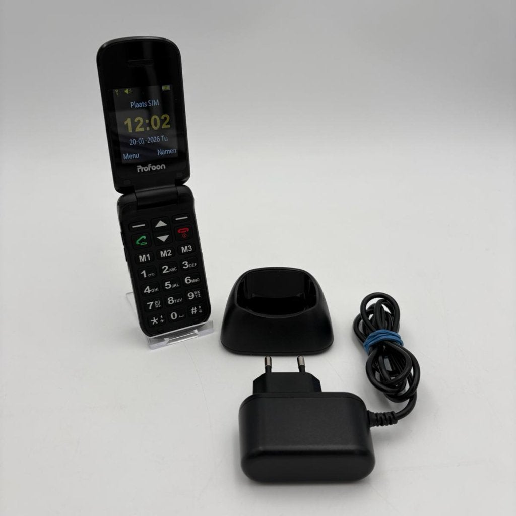 Profoon seniorentelefoon klaptelefoon PM-660 - Zgan, Flex Ltd., Zo goed als nieuw, https://flex.com/contact-us, Nobelstraat 10, 5807 GA Oostrum LB, Limburg, Nederland