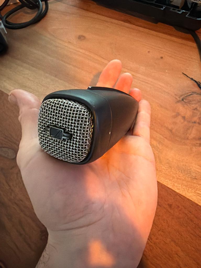 Sennheiser MD 21 U XLR Microfoon - Zwart, Muziek en Instrumenten, Ophalen of Verzenden, Zo goed als nieuw, Studiomicrofoon
