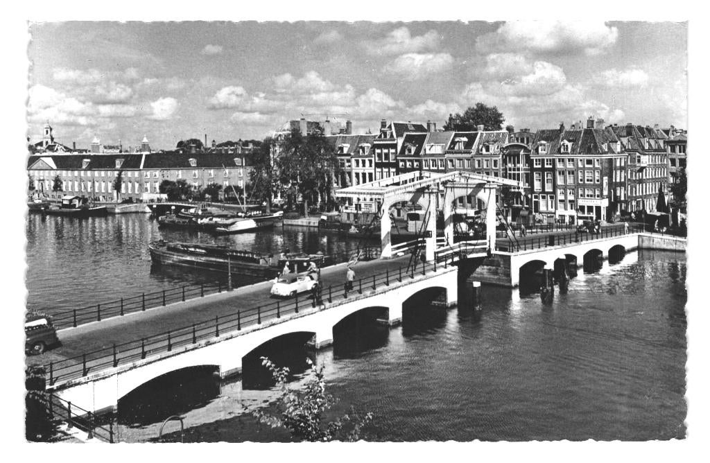946682 Amsterdam Magere Brug 1967 NH Gelopen, Ophalen of Verzenden, 1960 tot 1980, Gelopen, Noord-Holland