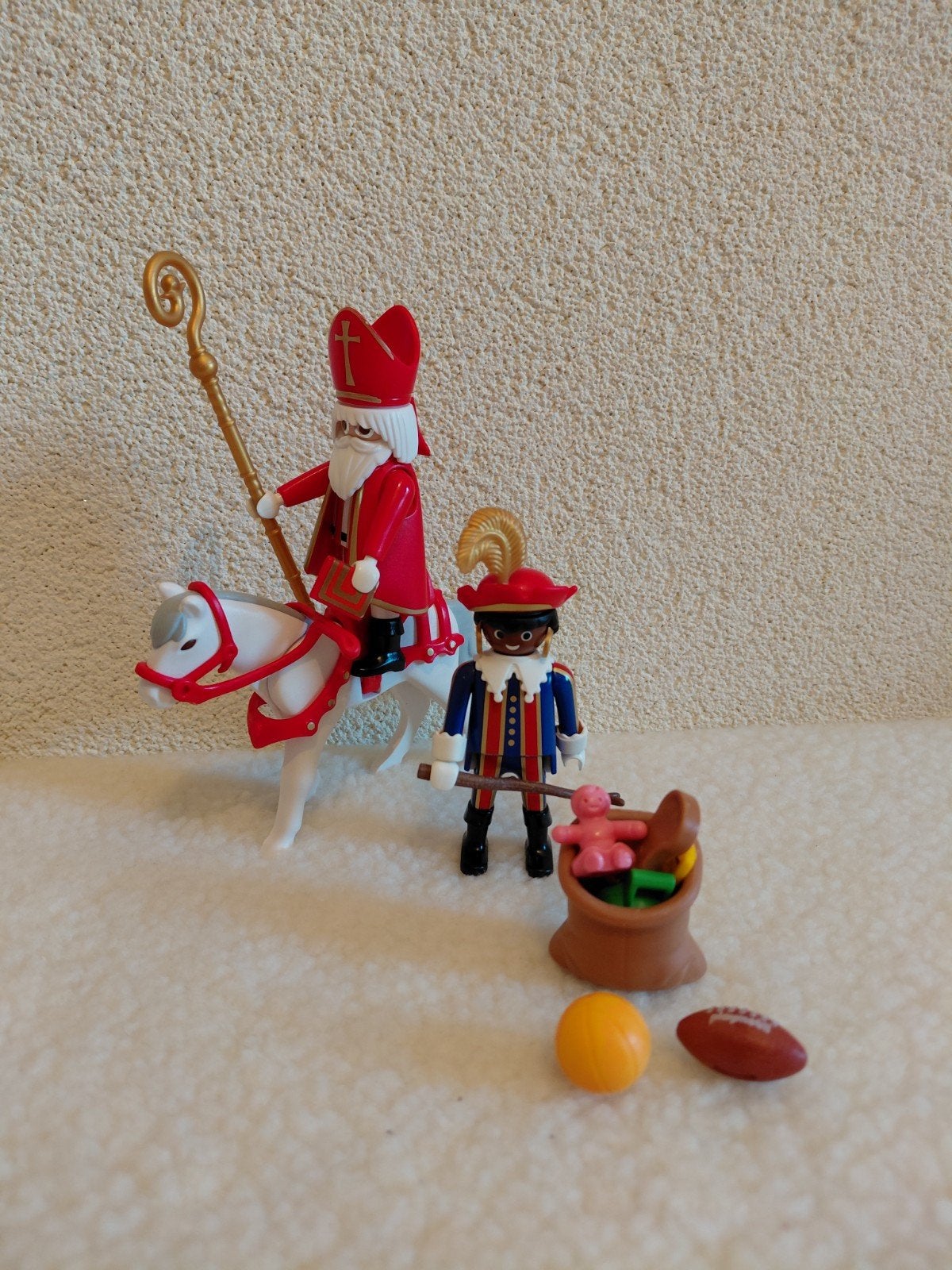 Playmobil Sinterklaas en Piet + Zak met Cadeautjes, Ophalen of Verzenden, Zo goed als nieuw
