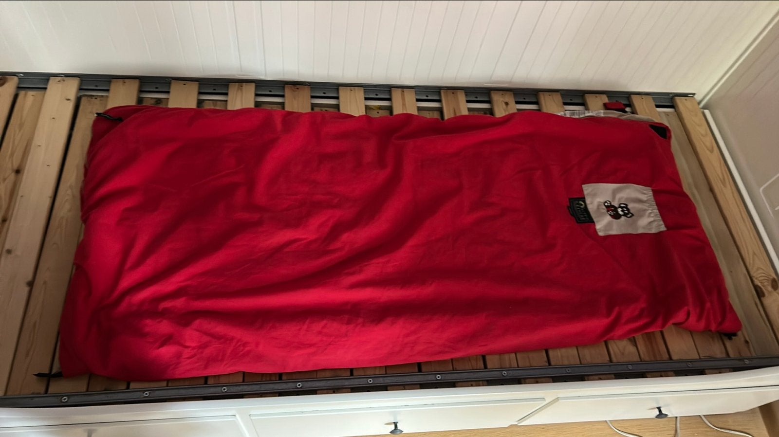 Active Leisure kinder slaapzak 140cm (rood of groen), Ophalen of Verzenden, Gebruikt