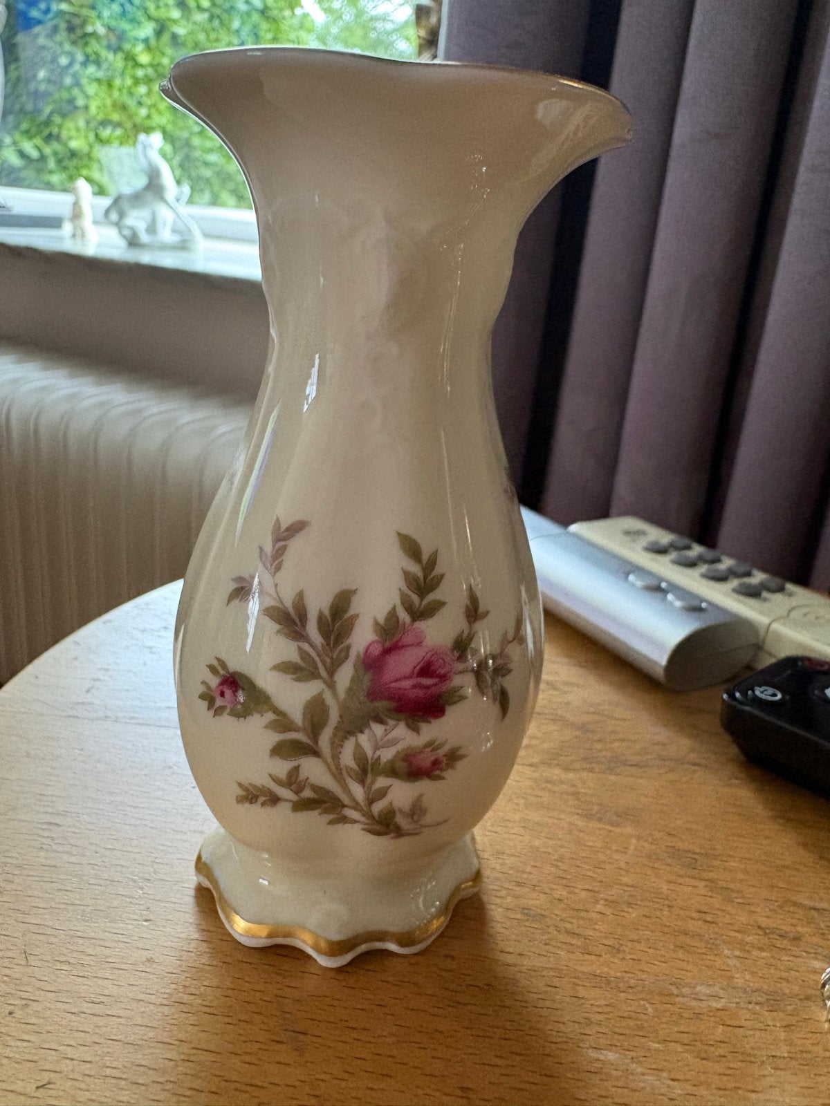 Rosenthal Moliere Moosrose vaas - Punt gaaf, Ophalen