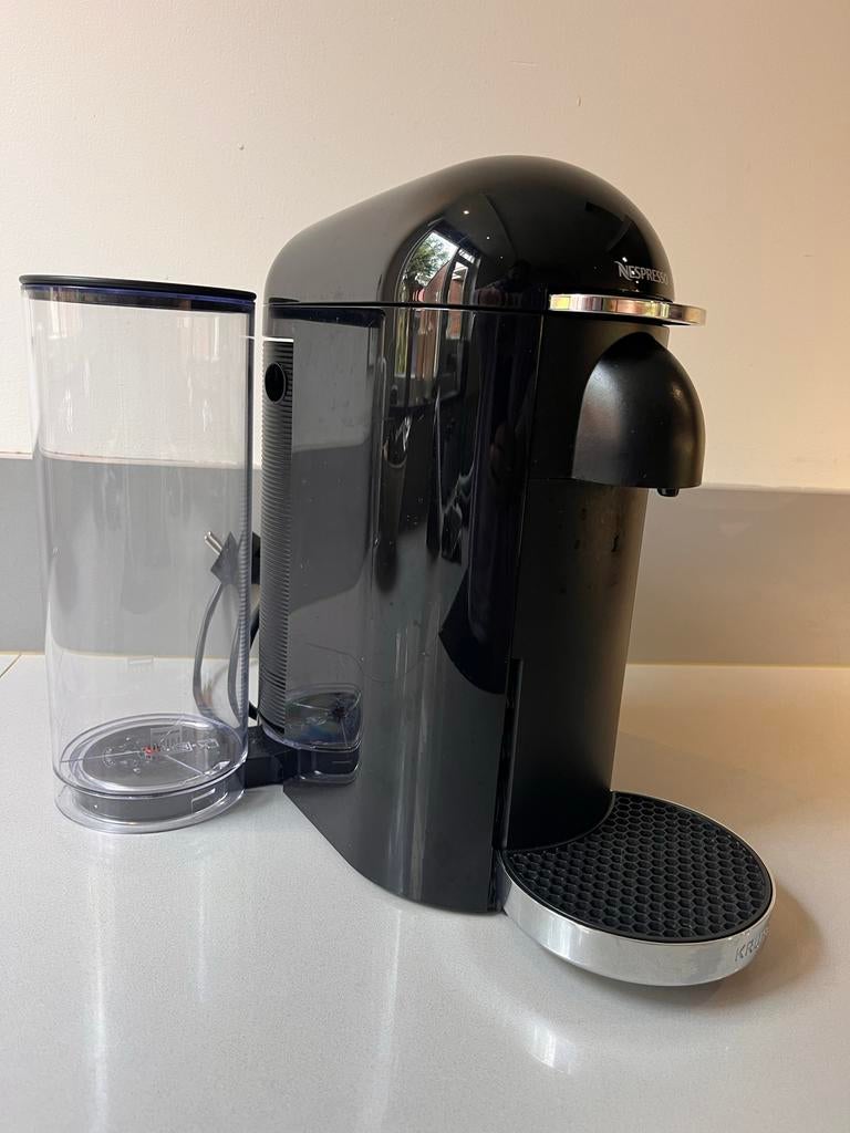 Nespresso Krups Vertuo Next - Zwart, Gebruikt, Ophalen of Verzenden, 2 tot 4 kopjes, Koffiepads en cups