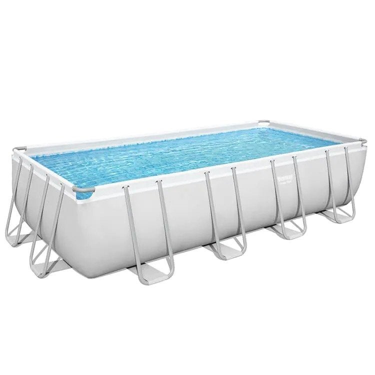 Bestway Zwembad 244x488x122, Ophalen, 200 tot 300 cm, Rechthoekig, Opzetzwembad