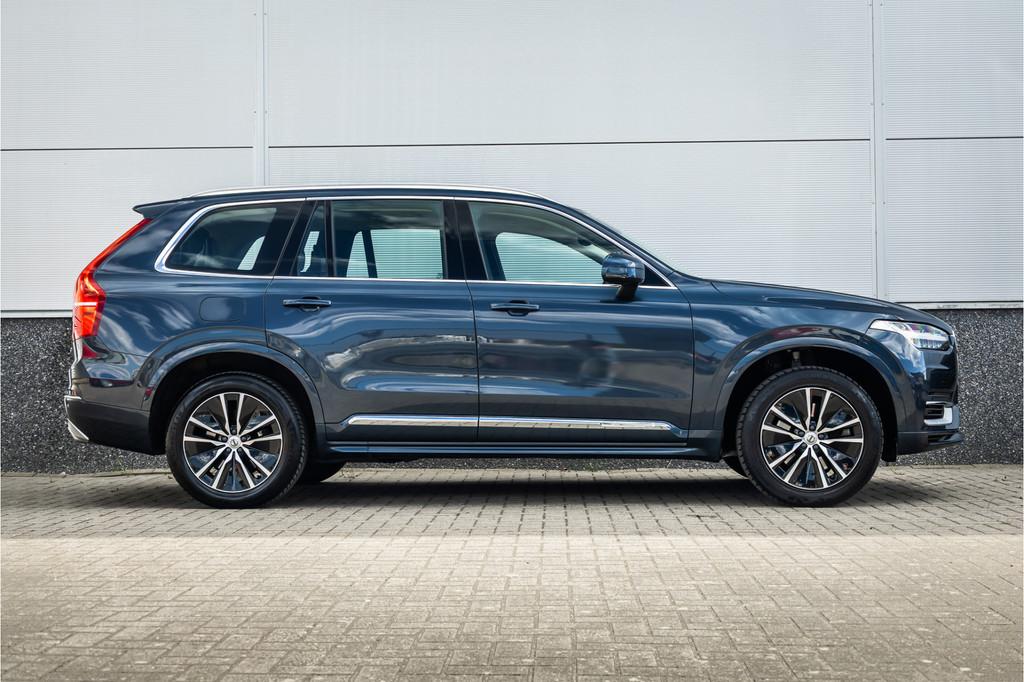 Volvo XC90 2.0 T8 Recharge AWD 7 pers / Trekhaak / Harman Ka, Gebruikt, 4 cilinders, Blauw, 7 stoelen