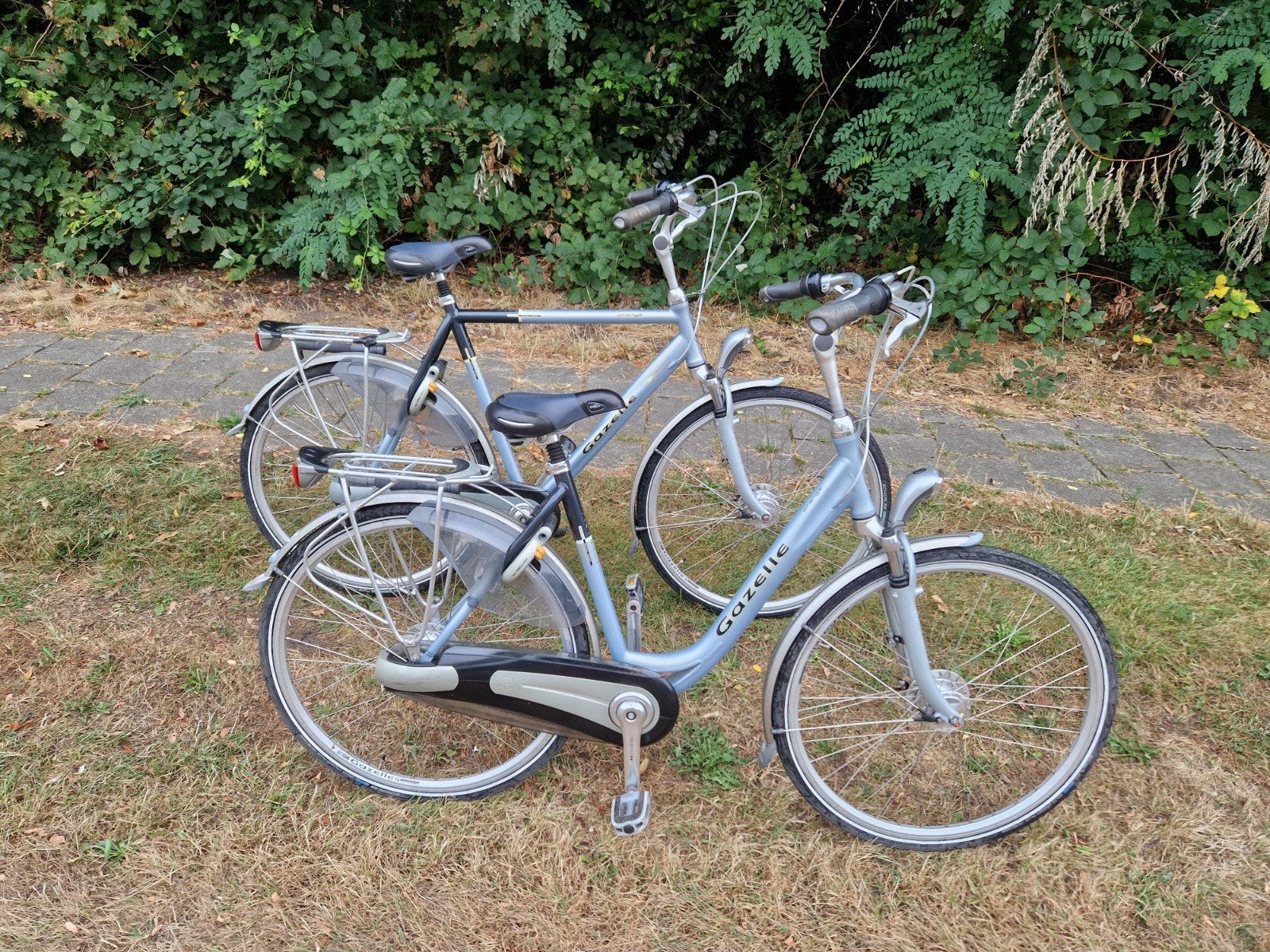 Set Gazelle Orange Damesfiets & Herenfiets, Ophalen, Gebruikt, Versnellingen, 57 tot 61 cm