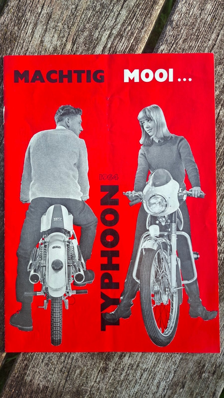 Folder Typhoon bromfietsen 1964, Ophalen of Verzenden
