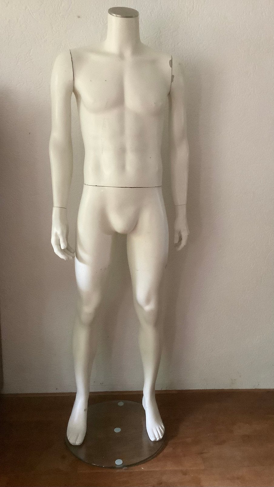 Paspop, etalagepop, mannequin, display, standaard, kunststof, Ophalen, Gebruikt