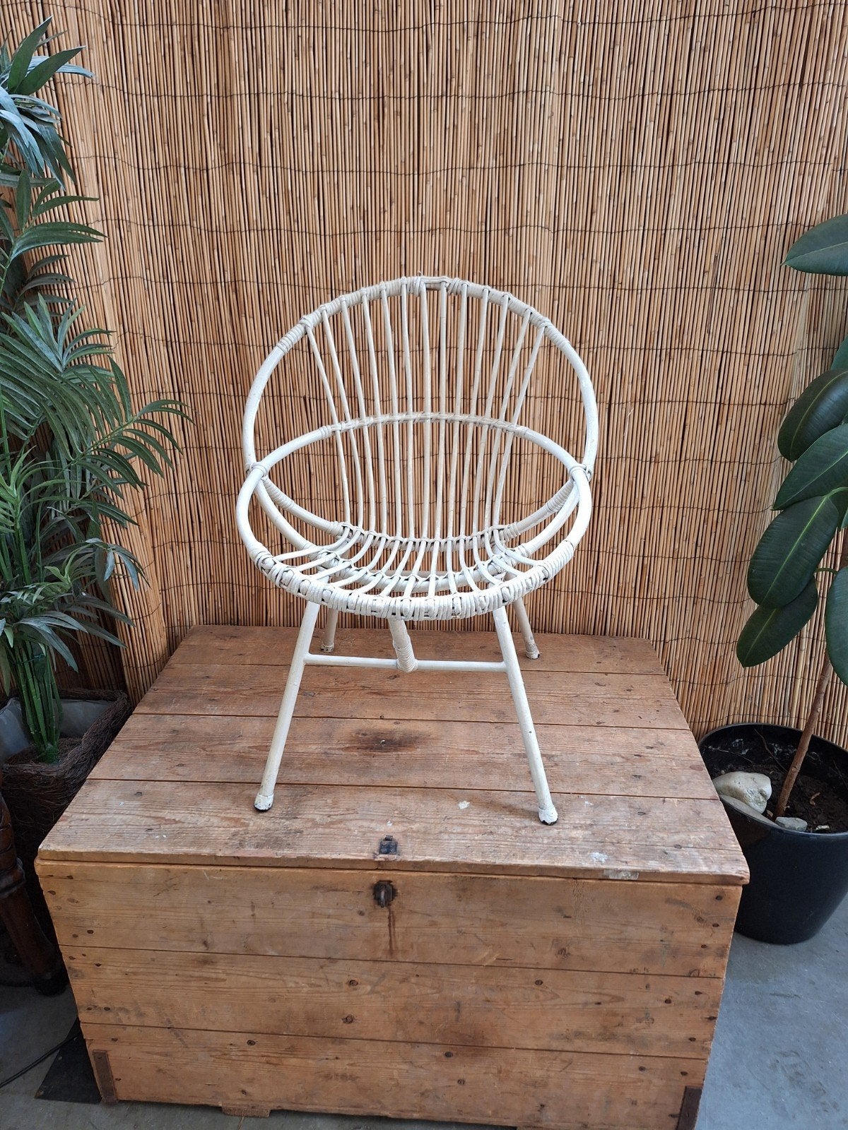 Rotan kinderstoeltje, Kinderen en Baby's, Kinderstoelen, Ophalen, Overige typen