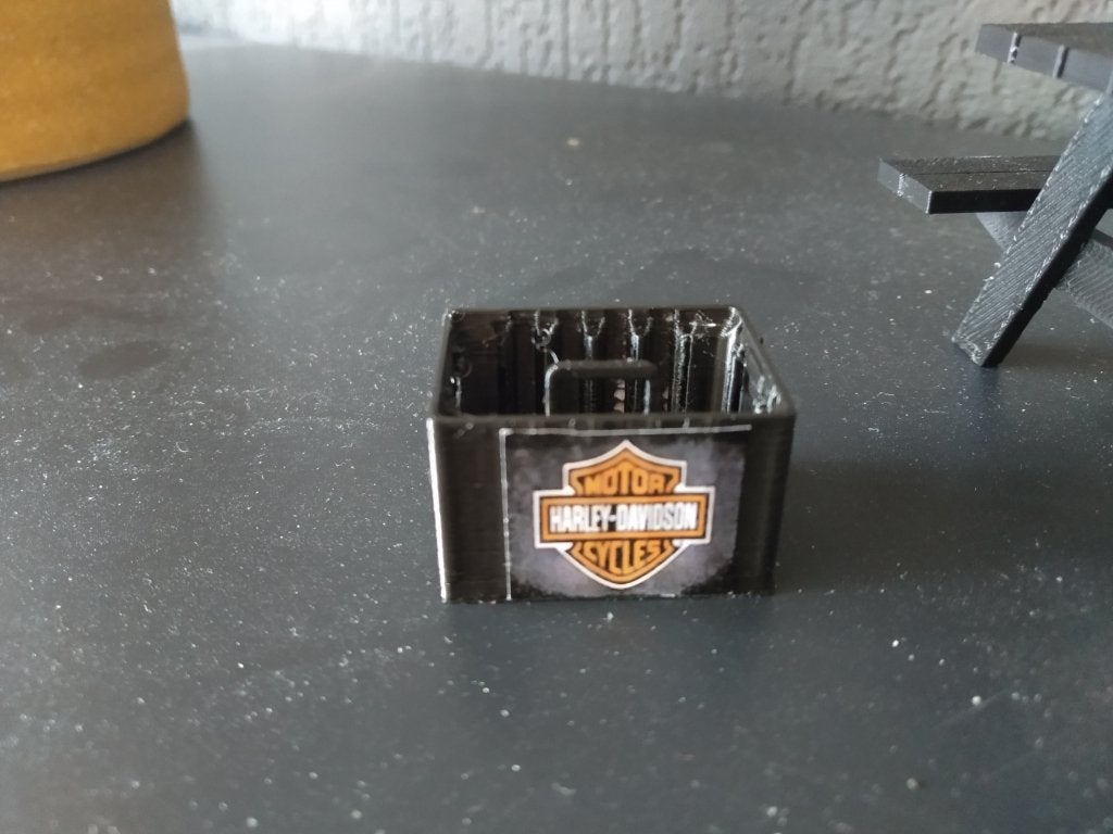 Harley Davidson picknick tafel + Parasol + bierpullen + krat, Ophalen of Verzenden, Nieuw