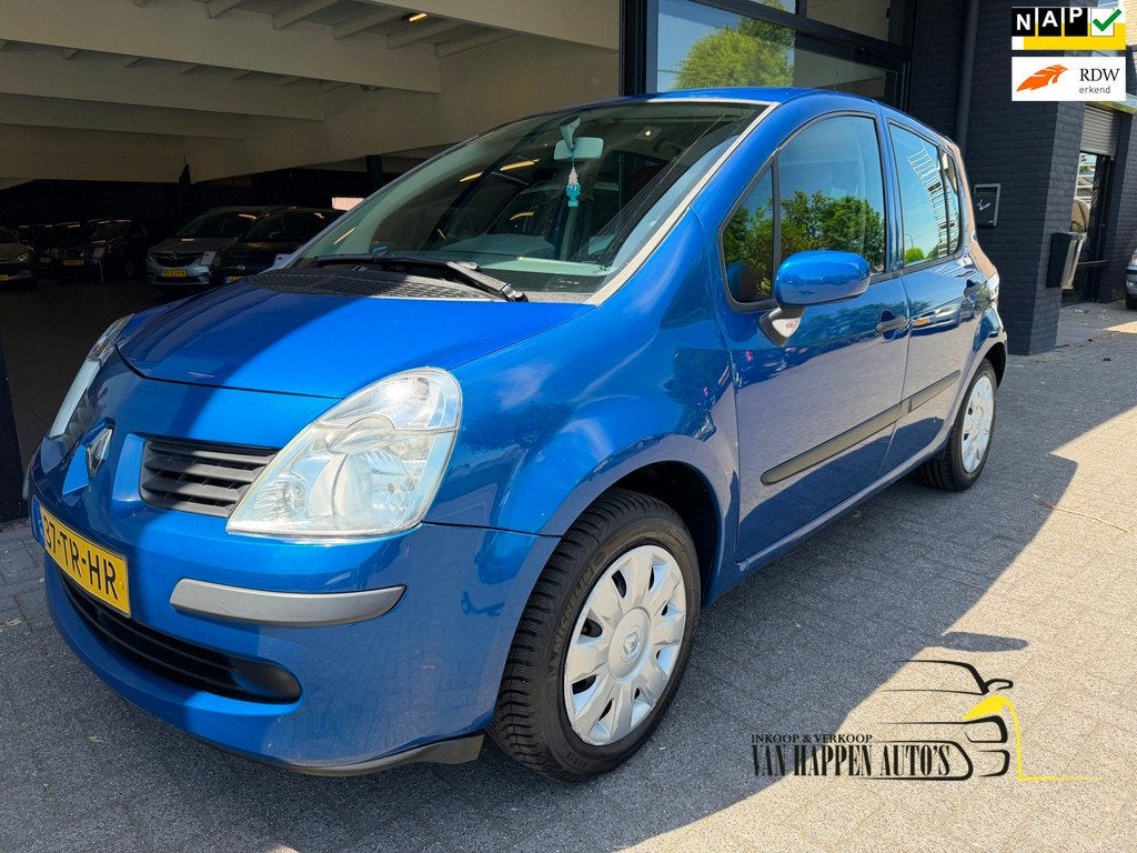 Renault Modus 1.6-16V Air, Voorwielaandrijving, 15 km/l, 4 cilinders, Blauw