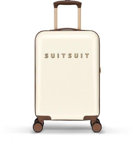 ✅NIEUW✅ SUITSUIT Fab Seventies koffer 55 cm | Antique White, 50 tot 60 cm, Hard kunststof, Ophalen of Verzenden, Nieuw