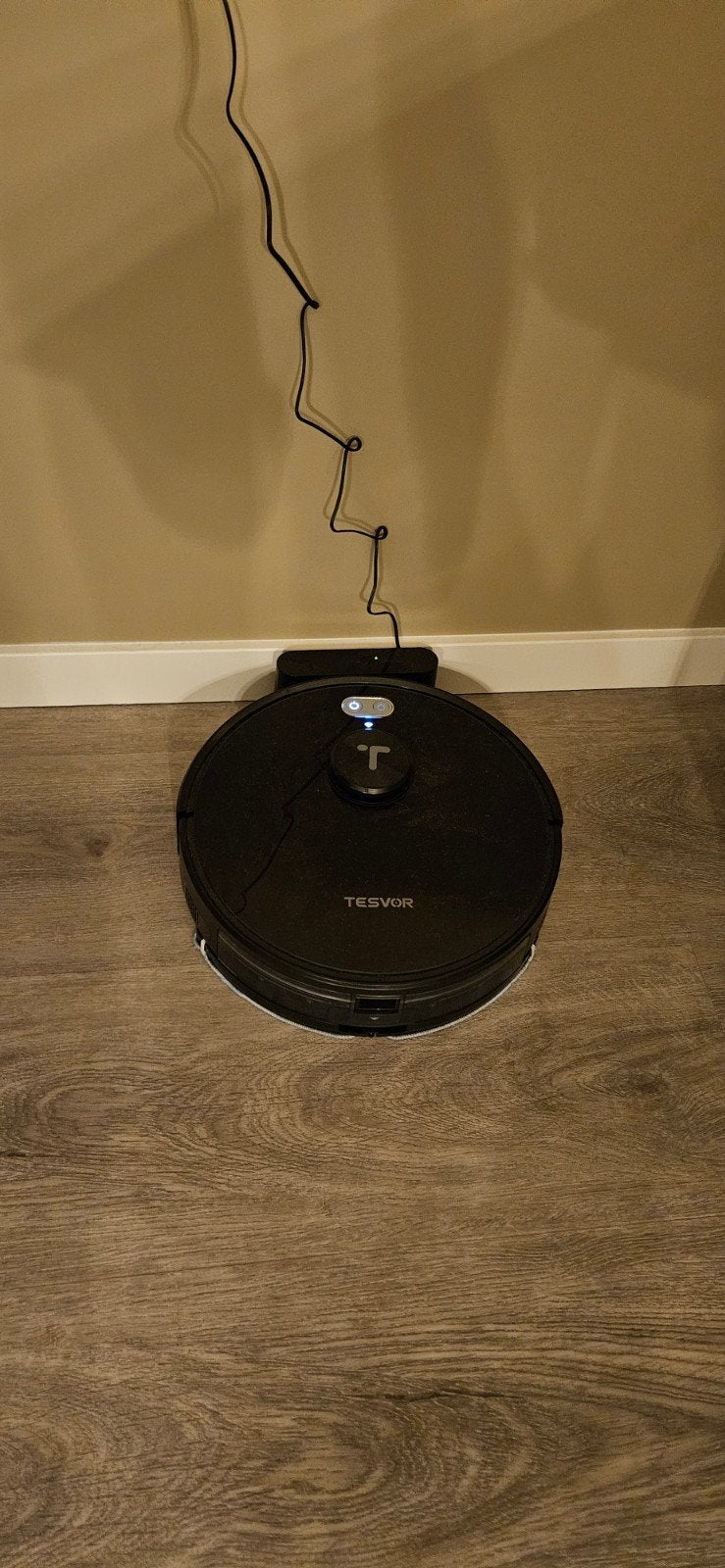 Tesvor Robotstofzuiger - Zwart, met oplaadstation, Witgoed en Apparatuur, Ophalen, Overige merken, Zo goed als nieuw, Robotstofzuiger