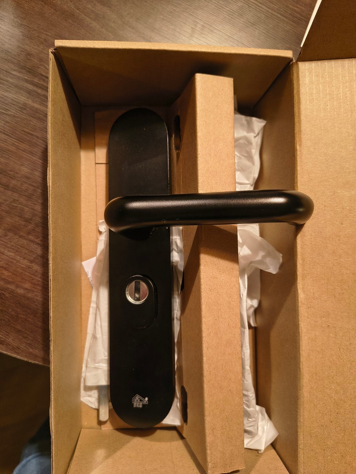 Intersteel veiligheidsbeslag Deurbeslag met Klink - Zwart, Ophalen of Verzenden, Nieuw, Overige typen