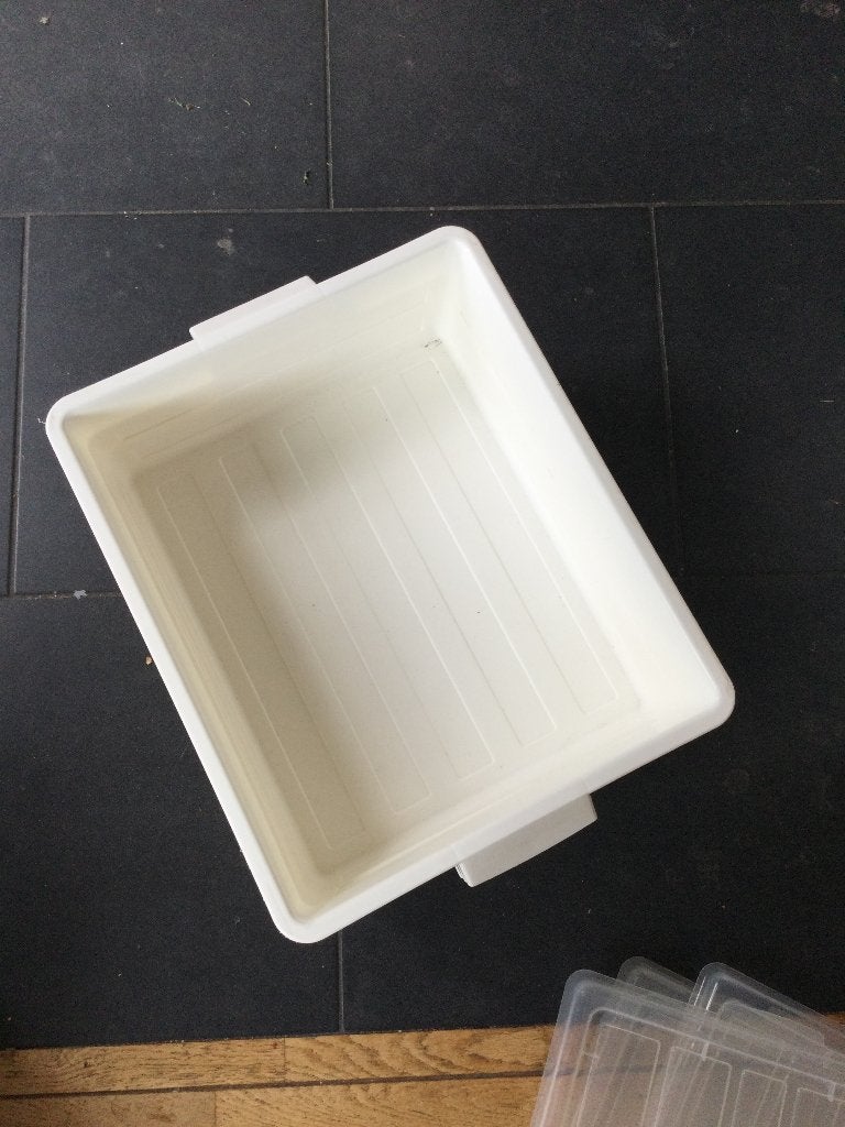 Ikea opbergboxen Antonius met deksel, Huis en Inrichting, Ophalen, Zo goed als nieuw, Minder dan 50 cm