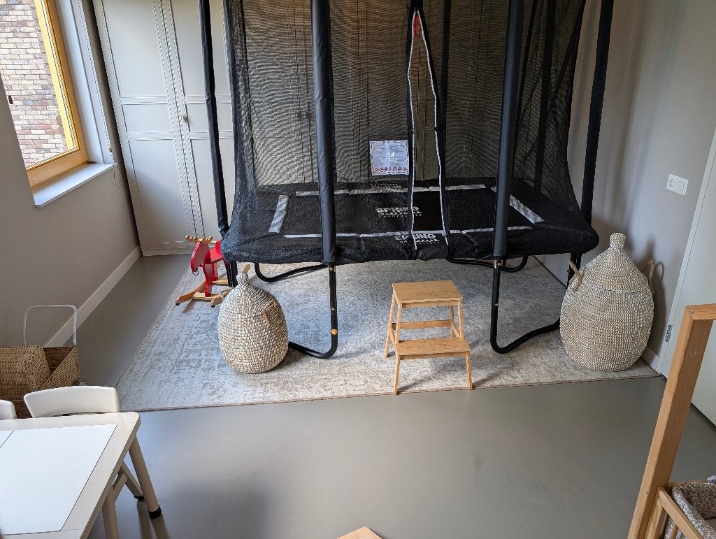 Trampoline in zeer goede staat, Ophalen, Gebruikt