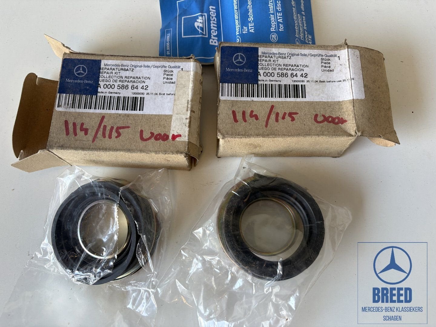 NOS revisieset remklauw voor Mercedes-Benz R107 W108 W111 W1, Auto-onderdelen, -, Nieuw, Ophalen of Verzenden, -