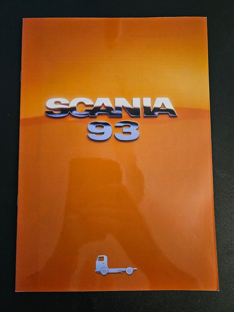 Brochure Scania 93 1993, Ophalen of Verzenden, Zo goed als nieuw, Overige merken