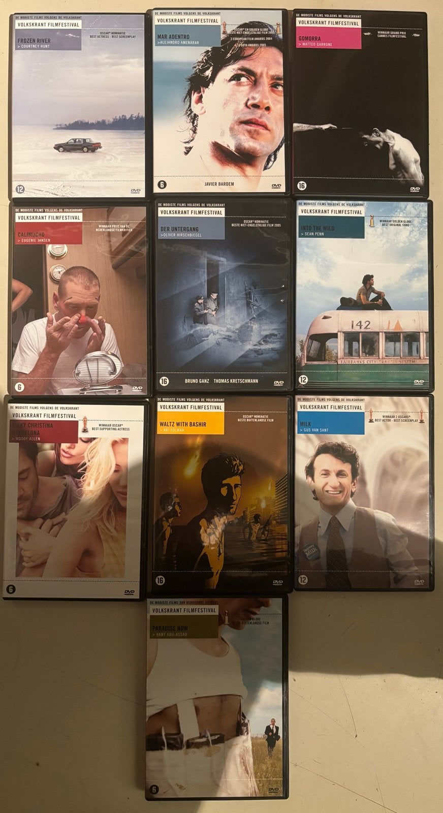 Volkskrant Filmfestival 10 DVD's, Cd's en Dvd's, Vanaf 16 jaar, Ophalen of Verzenden, Overige genres